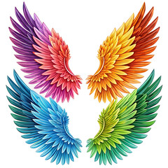 Obraz premium angel wings