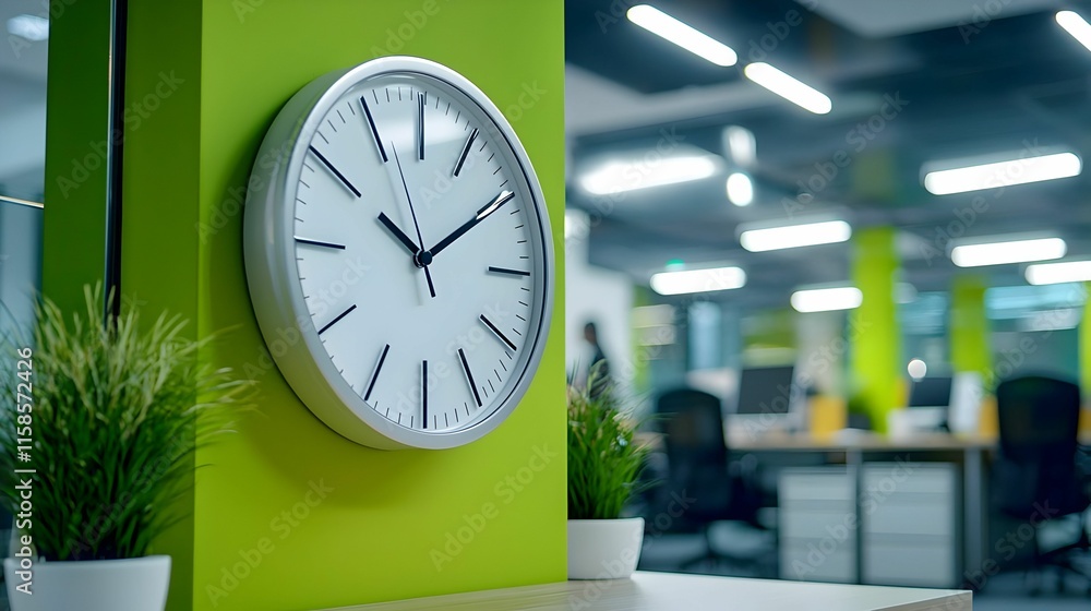 Poster temporal fusion, a wall clock intertwined with ethereal layers, symbolizing the passage of time and 