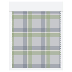 Plaid pattern fabric illustration
