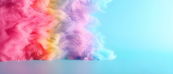 Obraz premium Colorful Swirling Patterns of Soft Textures with Gentle Gradient Background for Abstract Art