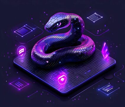 Tech showdown, a visual comparison of Python and JavaScript, highlighting their roles in the job market and industry trends.