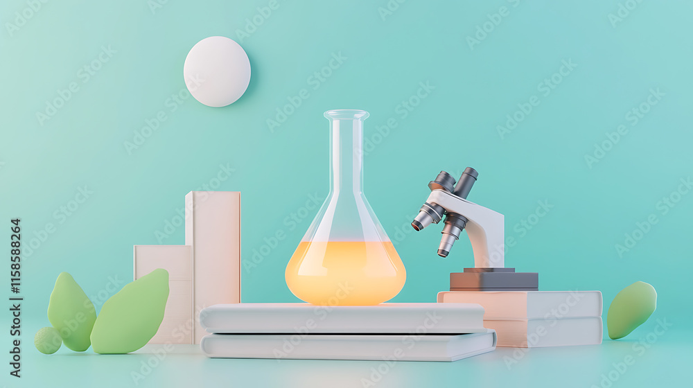 Aufkleber science experiment in a classroom lab e-learning curriculum development educational environment enga