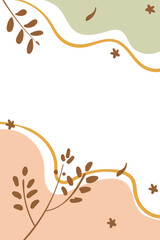 Boho Plant Corner Illustration