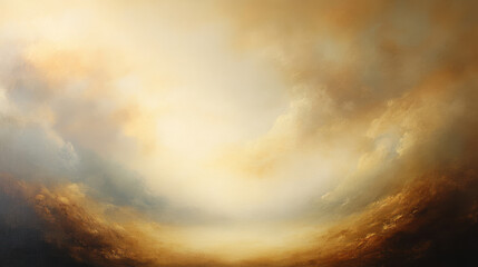 Fototapeta premium A rich texture resembling flowing clouds of earthy tones, warm browns, muted olive greens