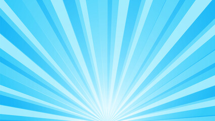 Glittering light blue radiation Background illustration.