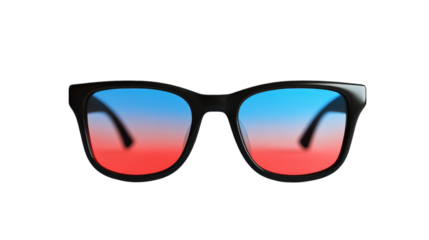 Classic 3D glasses with red and blue lenses, perfect for retro style and visual effects. Ideal for movies and events, these glasses add fun touch to any experience