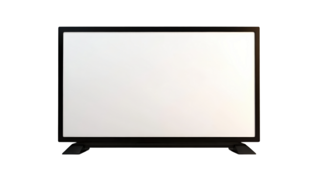 widescreen cinema display with glowing frame, perfect for showcasing vibrant visuals. Ideal for home theaters or presentations, it enhances viewing experience