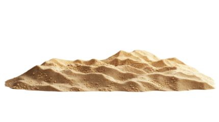 realistic depiction of sandy mound, showcasing fine grains and natural texture, perfect for beach or desert themes. warm tones evoke sense of tranquility and nature