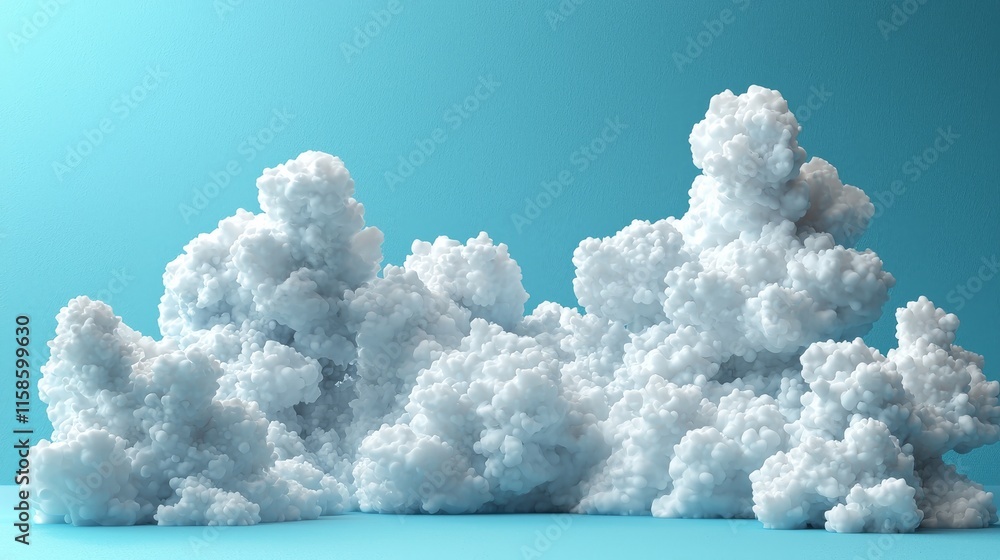 Poster visualization of cloud data migration and storage concepts