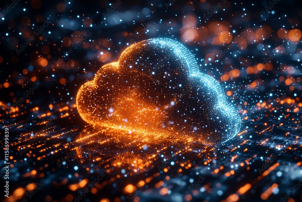 Poster the use of cloud-based applications and services by remote workers highlights the dependence on digi