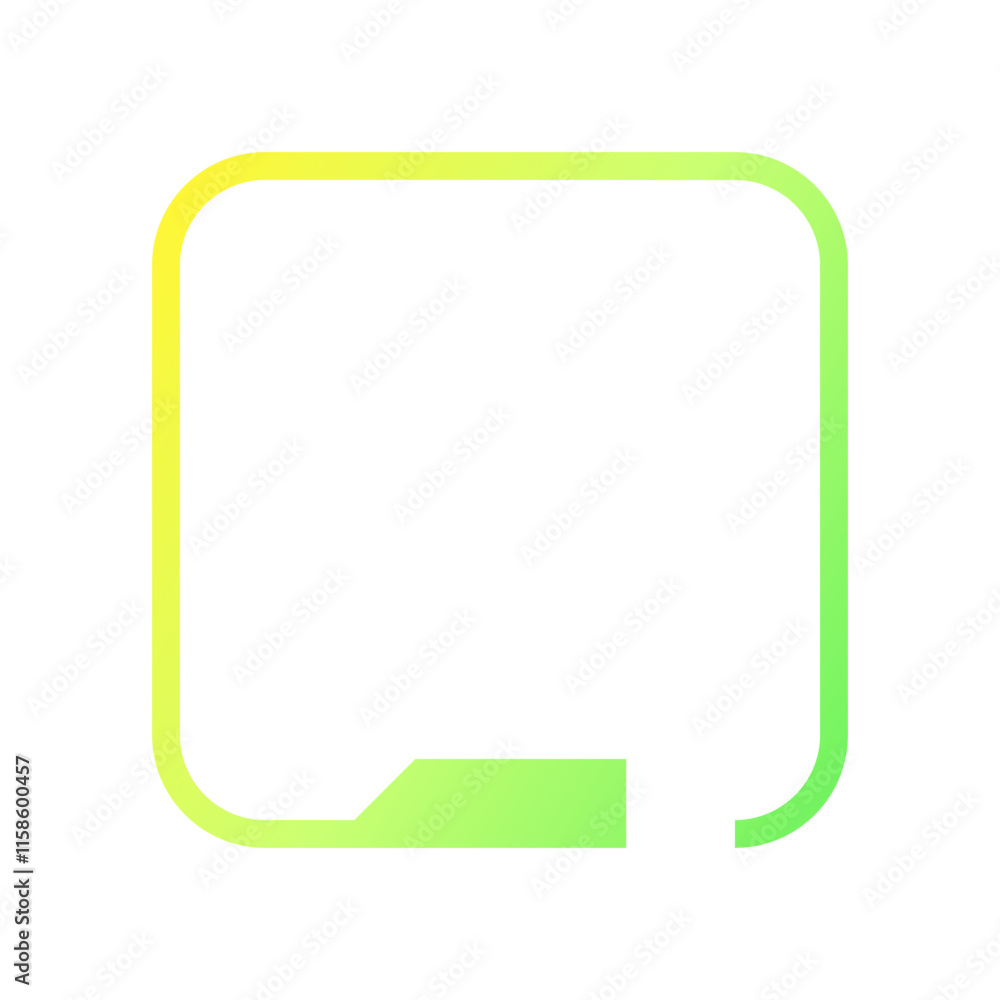 Poster futuristic square gradient background. pop up window vector illustration.