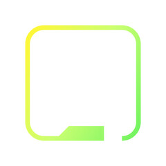 Futuristic square gradient background. Pop up window vector illustration.