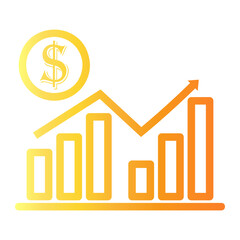 spreadsheet Line Gradient Icon