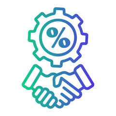 interest Line Gradient Icon