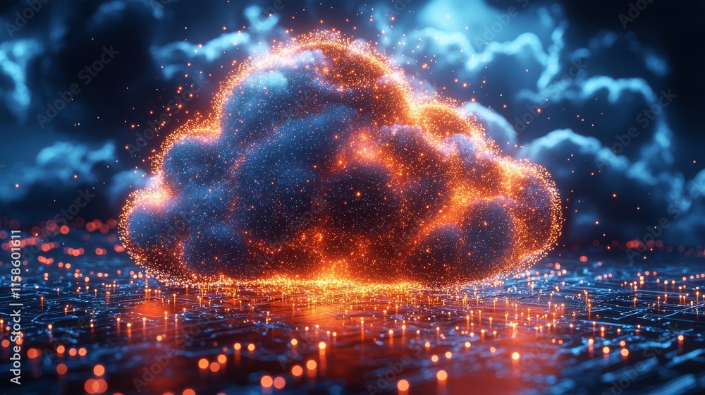 Poster a cloud-based search engine that utilizes data streams from the sky.