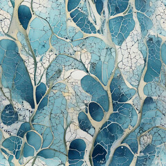 Seamless patterns with organic textures of whimsical pebbles, terrazzo and veins effect, marble background, good for POD