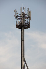 携帯電話基地局のアンテナ塔