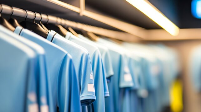 Empty locker room displaying team jerseys on hooks, symbolizing the absence of players yet evoking the spirit of camaraderie and shared achievements.