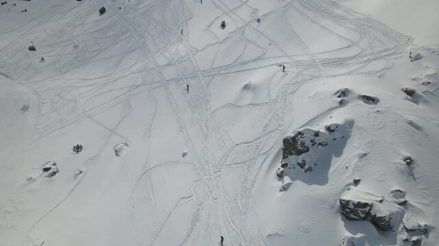 Snow Sport Overhead View
