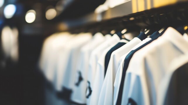 Empty locker room displaying team jerseys on hooks, symbolizing the absence of players yet evoking the spirit of camaraderie and shared achievements.