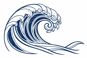 abstract swirl design element