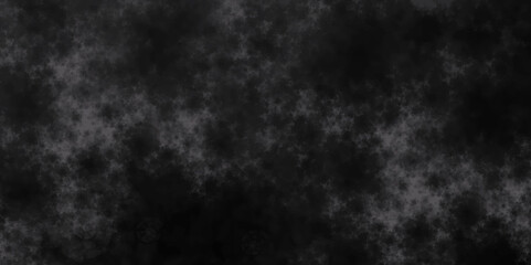 Abstract black and gray isolated cloud cumulus clouds. Gray aquarelle painted realistic fog or mist smoky textured canvas design. White and ash messy wall stucco texture background.	
