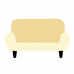 Sofa isolated white background






