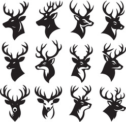 Elegant Deer Illustrations and Vector Art for Designers