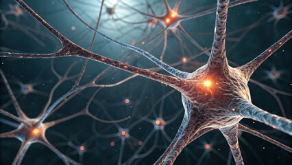 A glowing network of cells pulsing with light, symbolizing the concept of memories stored within cellular structures.