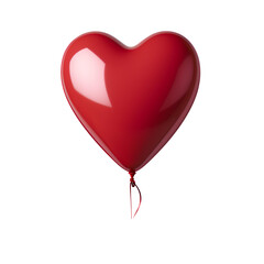 heart shaped balloon png. red heart shaped balloon for Valentine's Day isolated. red heart shaped blow up balloon full of love png. red blow up balloon