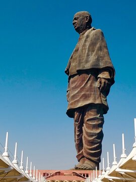 Sardar Vallabhbhai Patel's Statue of Unity - The Tallest Statue, in Kevadia, Gujarat, India