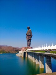 Sardar Vallabhbhai Patel's Statue of Unity - The Tallest Statue, in Kevadia, Gujarat, India