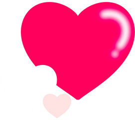 Valentine Heart Balloon illustration clipart