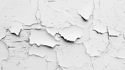 Obraz premium Painted White Wood Texture with Faded Surface and Subtle Cracks,A rustic painted white wood texture, featuring a faded surface with subtle cracks and peeling paint. The soft, weathered look gives it