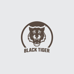 Tiger head logo, tiger, tiger logo, tiger face, icon fully editable vector logo template
