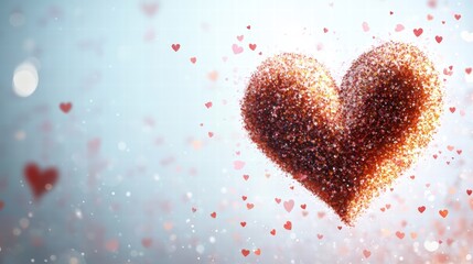 Elegant valentine proposal illustrations in romantic settings with copy space for personal messages