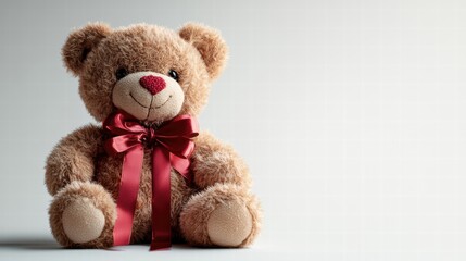 Obraz premium Cute valentine teddy bear gift illustrations for thoughtful gifting romantic theme cozy setting whimsical artwork