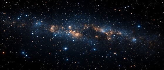 Obraz premium Cosmic dust and stars in deep space.