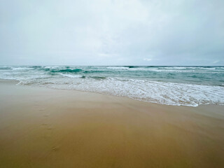 Where the ocean meets the sand, sunshine coast, queensland, australia