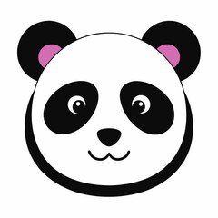 Fototapeta premium panda with a smile