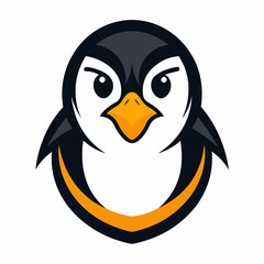 penguin cartoon isolated on white