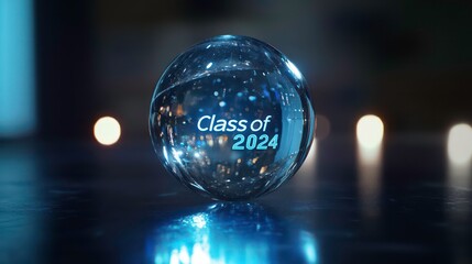 Fototapeta premium Crystal ball with 