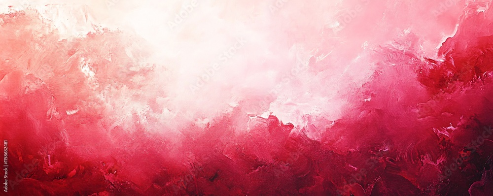 Aufkleber Red and white abstract background creating a stunning visual design
