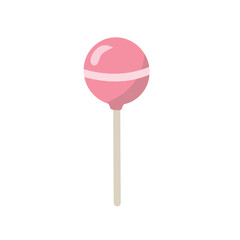 Candy ball. Lollypop candy. Strawberry lollypop. Pink lollipop. Sweet candy. 