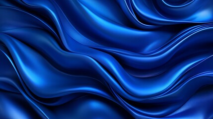 Obraz premium Smooth Midnight Blue Fabric Texture Background