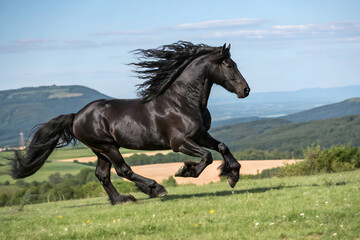 Galloping horse