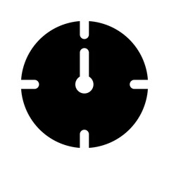 clock glyph icon