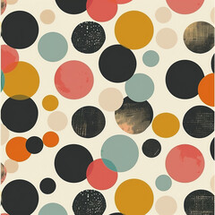 repeat pattern retro style graphic