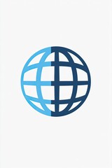 Globe icon vector illustration, go to web symbol icon, www symbol, web icon, website, isolated white background