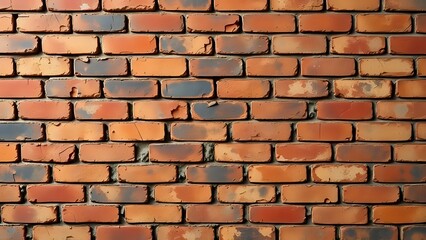 Obraz premium Cracked brick wall texture background. Suitable for various purposes.